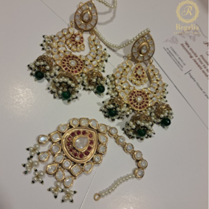 Paikar Earring Bindiya Set