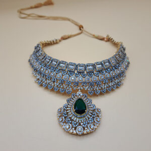 Ember Zircon Neckpiece Top View