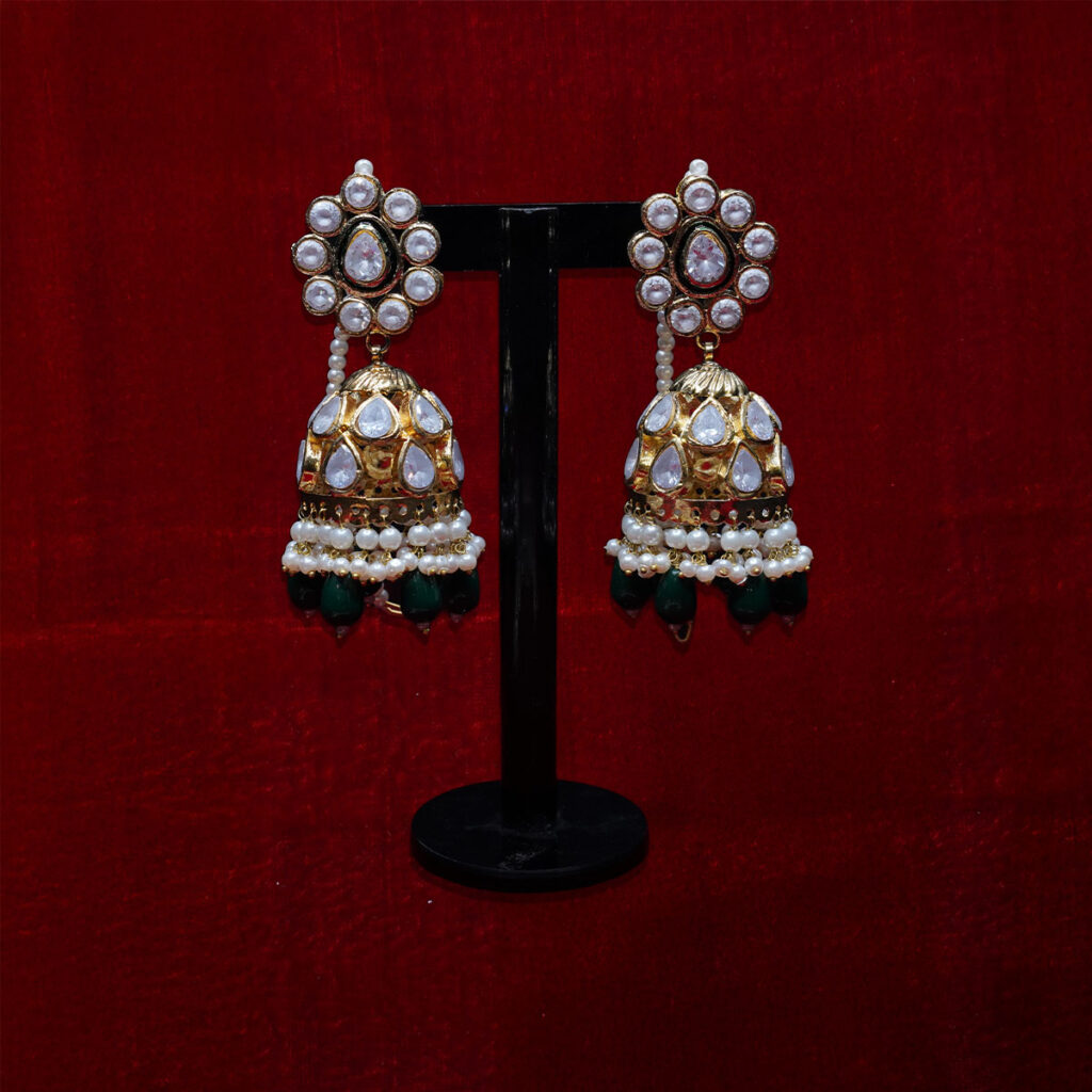 Idika kundan earrings